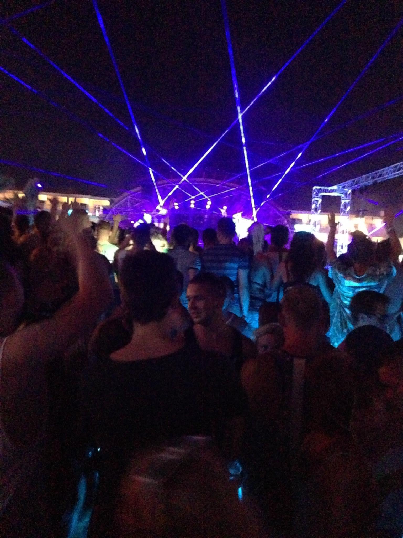 Partying in Ibiza